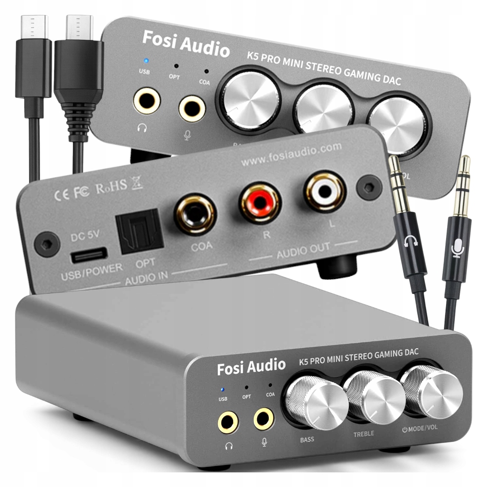 Wzmacniacz słuchawkowy Fosi Audio K5 Pro - najważniejsze cechy